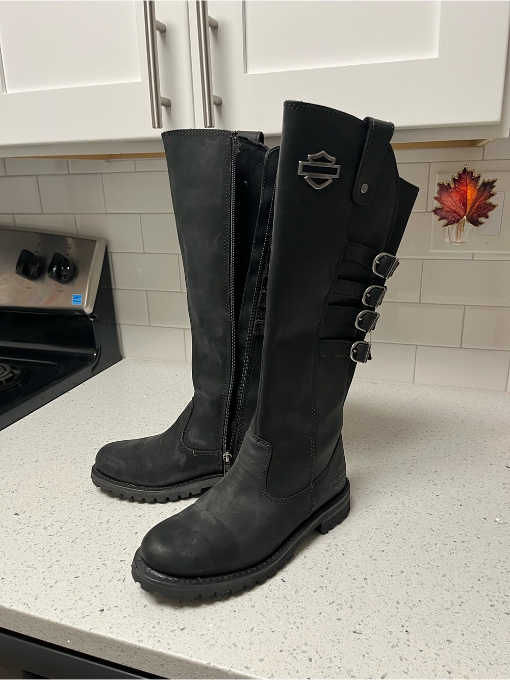 Harley Davidson Leather Riding Boots